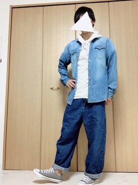 「やっぱりストリートが好き」｜「アイテム（デニムジャケット）」を使った、masaさん（メンズ・161cm）の秋コーディネート
