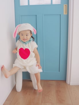 「ふしぎの国のアリス」｜KiKuuuさん（キッズ・80cm）の秋コーディネート