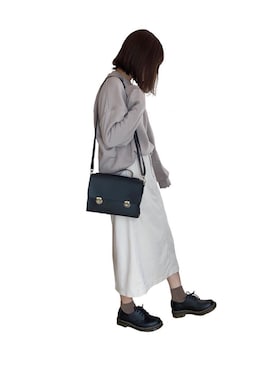 「mel（メル）のアイテム」を使った、あるぱか。さん（レディース・155cm）の秋コーディネート