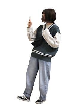 「mel（メル）のアイテム」を使った、あるぱか。さん（レディース・155cm）の春コーディネート