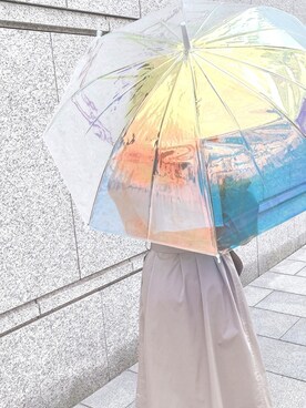 長傘を使った 春色 の人気ファッションコーディネート Wear