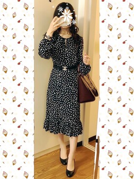 ワンピースを使った バーガンディー の人気ファッションコーディネート Wear