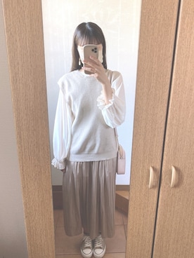 ちなさん(レディース・160cm)の春コーディネート