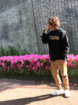 「DSQUARED2（ディースクエアード）のアイテム（その他パンツ）」を使った、Nobuhiro.Iさん（メンズ・165cm）の春コーディネート