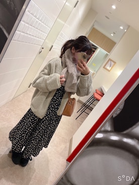 「COMME CA ISM（コムサイズム）のアイテム（ブルゾン）」を使った、gumii22さん（レディース・148cm）の冬コーディネート