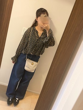 「chocomee（チョコミー）のアイテム（シャツ/ブラウス）」を使った、gumii22さん（レディース・148cm）の夏コーディネート