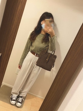 「chocomee（チョコミー）のアイテム（シャツ/ブラウス）」を使った、gumii22さん（レディース・148cm）の夏コーディネート
