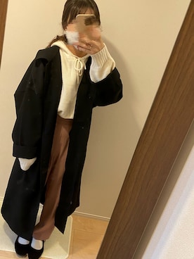 「chocomee（チョコミー）のアイテム（パーカー）」を使った、gumii22さん（レディース・148cm）の秋コーディネート