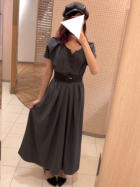 シェイプラインロングドレスを使った人気ファッションコーディネート Wear シェイプラインロングドレスを使った人気ファッションコーディネート Wear