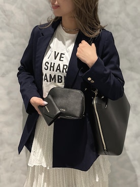 「サマンサタバサ」｜「アイテム（ジャケット/アウター）」を使った、strakuさん（レディース・160cm）の春コーディネート