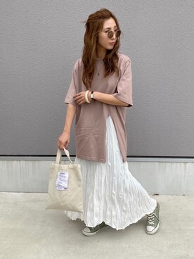 Rie_eさん（レディース・156cm）の春コーディネート