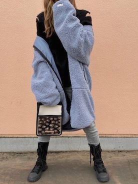 「冬コーデ」｜Rie_eさん（レディース・154cm）の冬コーディネート