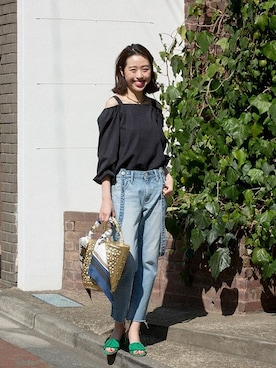 「Spick & Span（スピックアンドスパン）のアイテム（財布/小物）」を使った、mai*さん（レディース・170cm）の春コーディネート