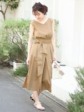 Spick Span スピックアンドスパン の Classy Spick Spanコラボ タックフレアーワンピース ワンピース Wear Spick Span スピックアンドスパン の Classy Spick Spanコラボ タックフレアーワンピース ワンピース Wear