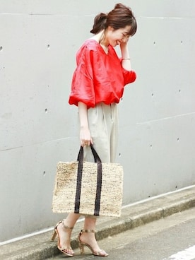 「Pippichic（ピッピシック）のアイテム」を使った、mai*さん（レディース・170cm）の春コーディネート