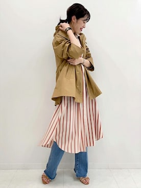 「Spick & Span（スピックアンドスパン）のアイテム（ブルゾン）」を使った、mai*さん（レディース・170cm）の冬コーディネート
