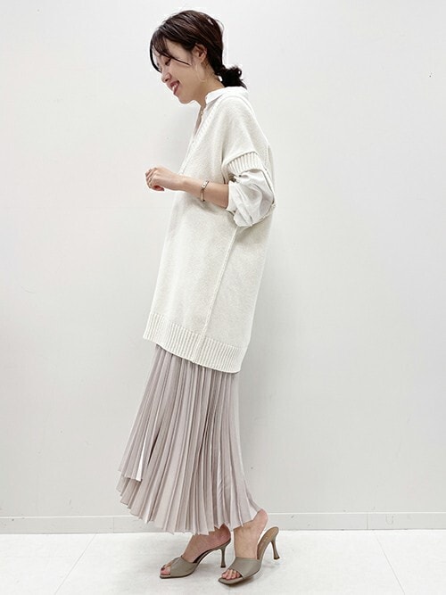 Spick and Span ペーパーヤーンワイドVベスト Spick & Span - SPICK&SPAN ペーパーヤーンワイドVベストの通販 by