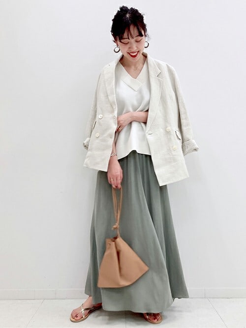 Spick & Span（スピックアンドスパン）の「リネンダブルブレスト 