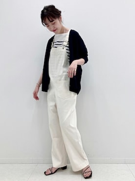 「Spick & Span（スピックアンドスパン）のアイテム（オールインワン・サロペット）」を使った、mai*さん（レディース・170cm）の春コーディネート