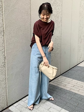 「Spick & Span（スピックアンドスパン）のアイテム（デニムパンツ）」を使った、mai*さん（レディース・170cm）の春コーディネート