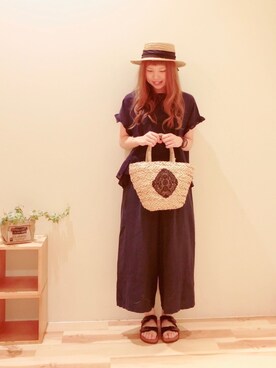 akane さん（レディース・160cm）の夏コーディネート