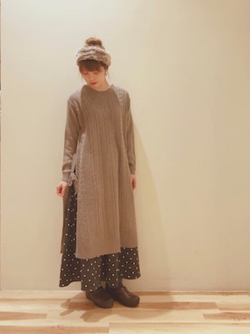 akane さん（レディース・160cm）の冬コーディネート