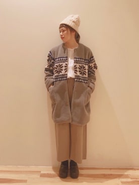 akane さん（レディース・160cm）の冬コーディネート