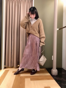 「秋のカフェオレコーデ」｜匿名係長さん（レディース・151cm）の秋コーディネート