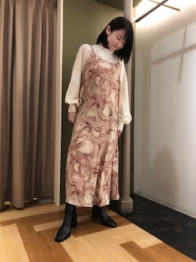「レイカズン(Ray Cassin)」｜匿名係長さん（レディース・151cm）の秋コーディネート