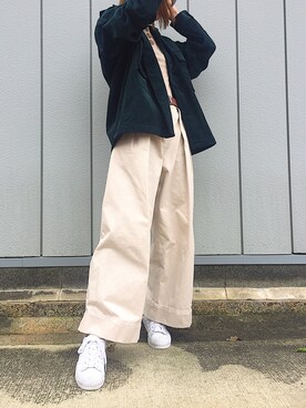 「MONKEY TIME（モンキータイム）のアイテム（ジャケット/アウター）」を使った、aiiさん（レディース・160cm）の秋コーディネート