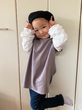Ri-❤︎さん（キッズ・100cm）の秋コーディネート