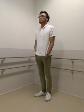 「SCOTCH & SODA（スコッチ アンド ソーダ）のアイテム（パンツ）」を使った、Taka4さん（メンズ・188cm）の夏コーディネート