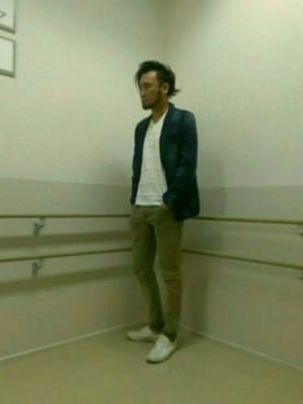 「SCOTCH & SODA（スコッチ アンド ソーダ）のアイテム（パンツ）」を使った、Taka4さん（メンズ・188cm）の秋コーディネート
