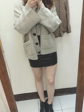 「PULL&BEAR（プルアンドベア）のアイテム（ブーツ）」を使った、wennnさん（レディース・160cm）の秋コーディネート