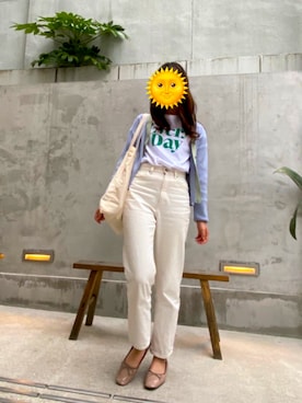 「VICKY（ビッキー）のアイテム（トップス）」を使った、☃️🎵さん（レディース・164cm）の夏コーディネート