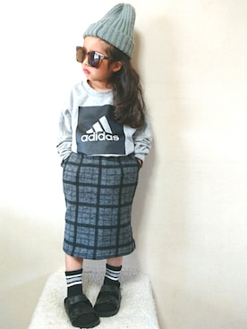 ▹▸gagagiさん（キッズ・90cm）の冬コーディネート