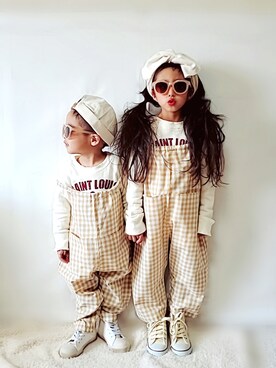 ▹▸gagagiさん（キッズ・110cm）の春コーディネート