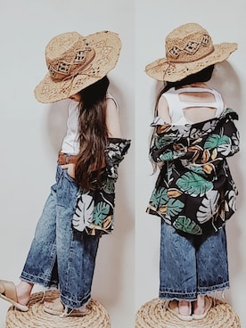 ▹▸gagagiさん（キッズ・110cm）の夏コーディネート