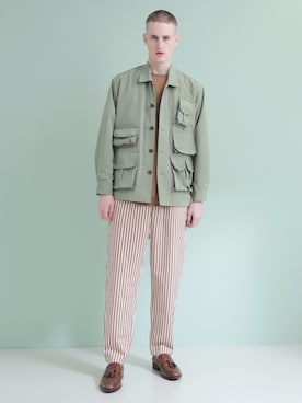「EMMA  CLOTHES」｜「アイテム（ミリタリージャケット）」を使った、EMMA CLOTHESさん（メンズ・178cm）の冬コーディネート