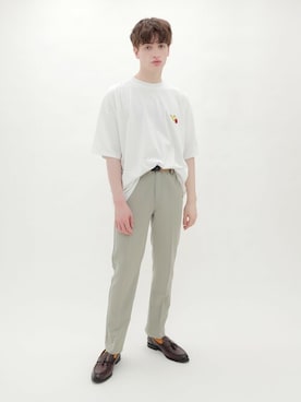 「Mark Gonzales（マーク・ゴンザレス）のアイテム」を使った、EMMA CLOTHESさん（メンズ・178cm）の夏コーディネート