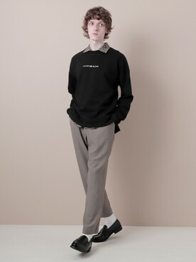 「EMMA  CLOTHES」｜「アイテム（スウェット）」を使った、EMMA CLOTHESさん（メンズ・182cm）の夏コーディネート