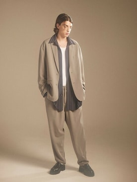 「EMMA CLOTHES（エマクローズ）のアイテム（ジャケット/アウター）」を使った、EMMA CLOTHESさん（メンズ・183cm）の秋コーディネート