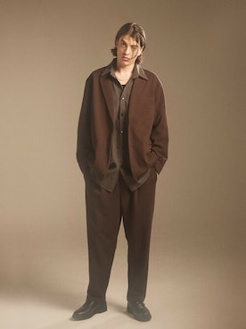 「EMMA CLOTHES（エマクローズ）のアイテム（ジャケット/アウター）」を使った、EMMA CLOTHESさん（メンズ・183cm）の秋コーディネート