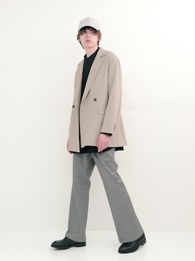 「EMMA CLOTHES（エマクローズ）のアイテム（ジャケット/アウター）」を使った、EMMA CLOTHESさん（メンズ・180cm）の秋コーディネート