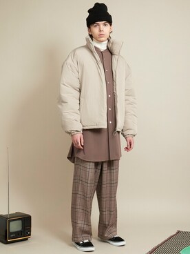 「EMMA CLOTHES（エマクローズ）のアイテム（ジャケット/アウター）」を使った、EMMA CLOTHESさん（メンズ・180cm）の秋コーディネート