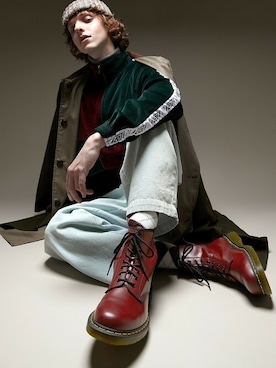 「1460」｜EMMA CLOTHESさん（メンズ・182cm）の秋コーディネート