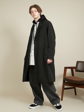 「EMMA CLOTHES（エマクローズ）のアイテム（ジャケット/アウター）」を使った、EMMA CLOTHESさん（メンズ・178cm）の冬コーディネート