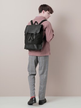 「GASTON LUGA（ガストンルーガ）のアイテム」を使った、EMMA CLOTHESさん（メンズ・178cm）の冬コーディネート