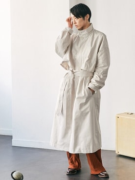 「EMMA CLOTHES（エマクローズ）のアイテム（ジャケット/アウター）」を使った、EMMA CLOTHESさん（メンズ・168cm）の春コーディネート