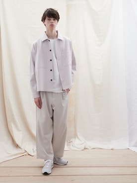 「EMMA CLOTHES（エマクローズ）のアイテム（ジャケット/アウター）」を使った、EMMA CLOTHESさん（メンズ・182cm）の春コーディネート